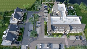 21 appartementen en 4 2^1 kap woningen Prinses Beatrixstraat Hedel (Bouwbedrijf J.G. Timmer)