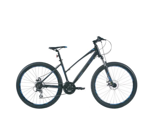 Veloce Outrage 602  27,5inch antraciet-blauw 46cm dames Mountainbike