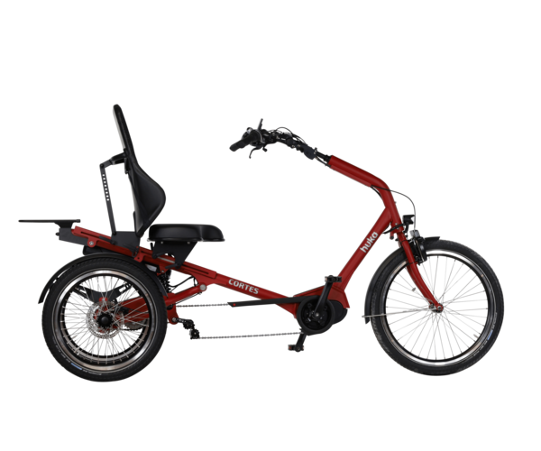Huka Cortes Shimano Steps 8-speed robijnrood elektrische volwassen driewieler