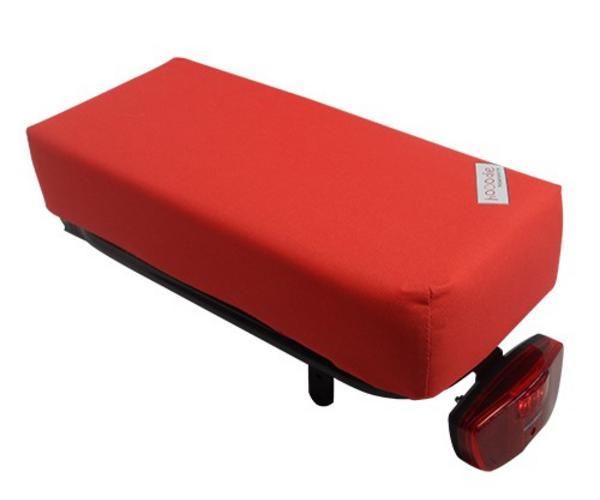 Hoodie Big Cushie bright red solid