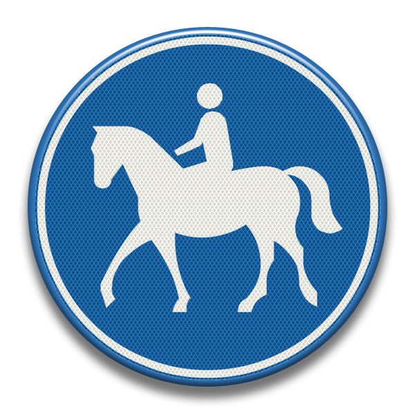Verkeersbord RVV - G09 Ruiterpad