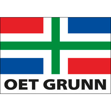Sticker 'Groningse vlag' (5 stuks)