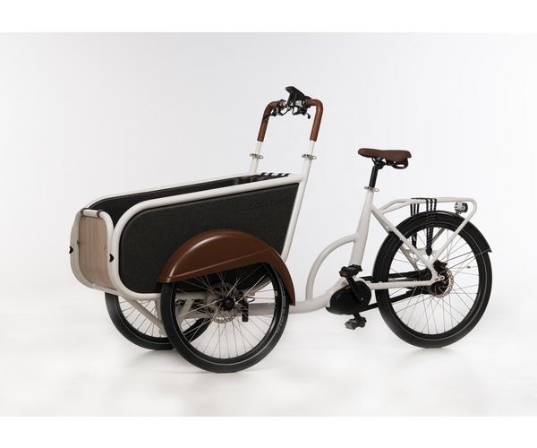 Soci.bike Family Cargo wit elektrische bakfiets