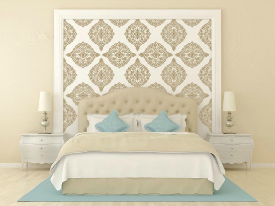 Wandpanelen patronen - slaapkamer