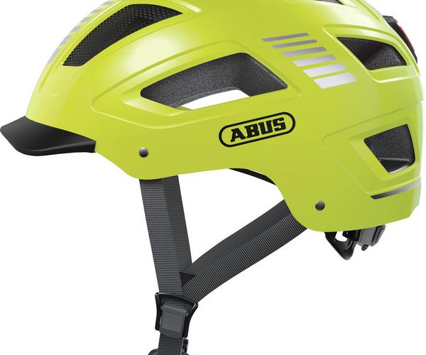 Abus Hyban 2.0 M signal yellow fiets helm