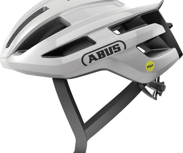 Abus PowerDome MIPS shiny white S race helm