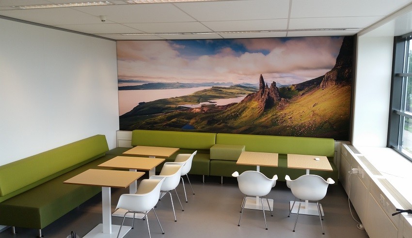 Muurdecoratie kantoor afbeelding