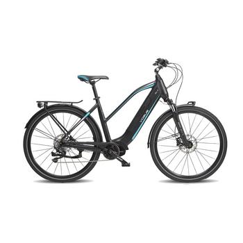 Vogue SLX M200 HD 9-spd matzwart-blauw elektrische fiets