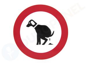 Verbodsbord - Hondenpoep verboden