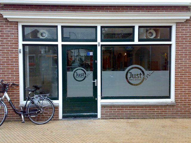 Raamdecoratie raamfolie raamstickers transparant winkel