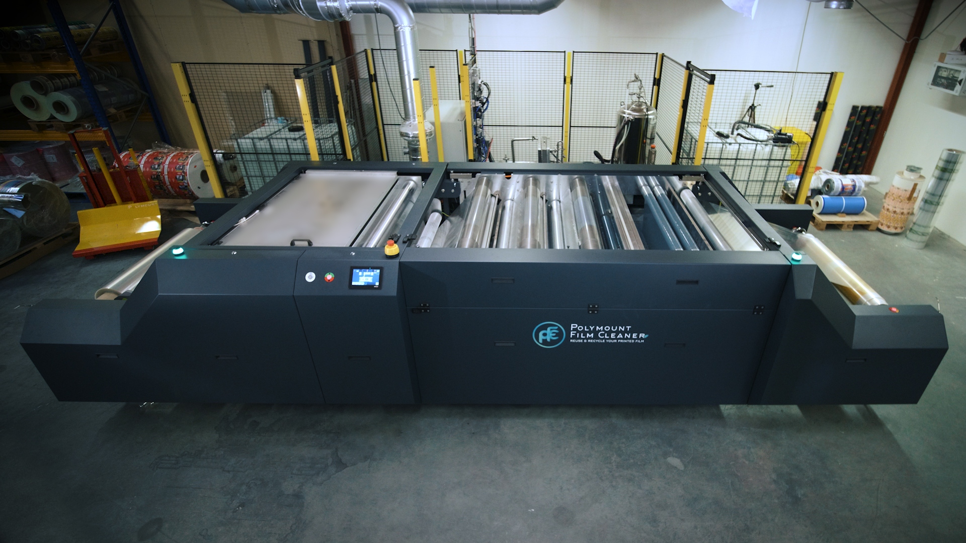  The installation of the POLYMOUNT FILM CLEANER (PFC) outside Europe is a fact. 