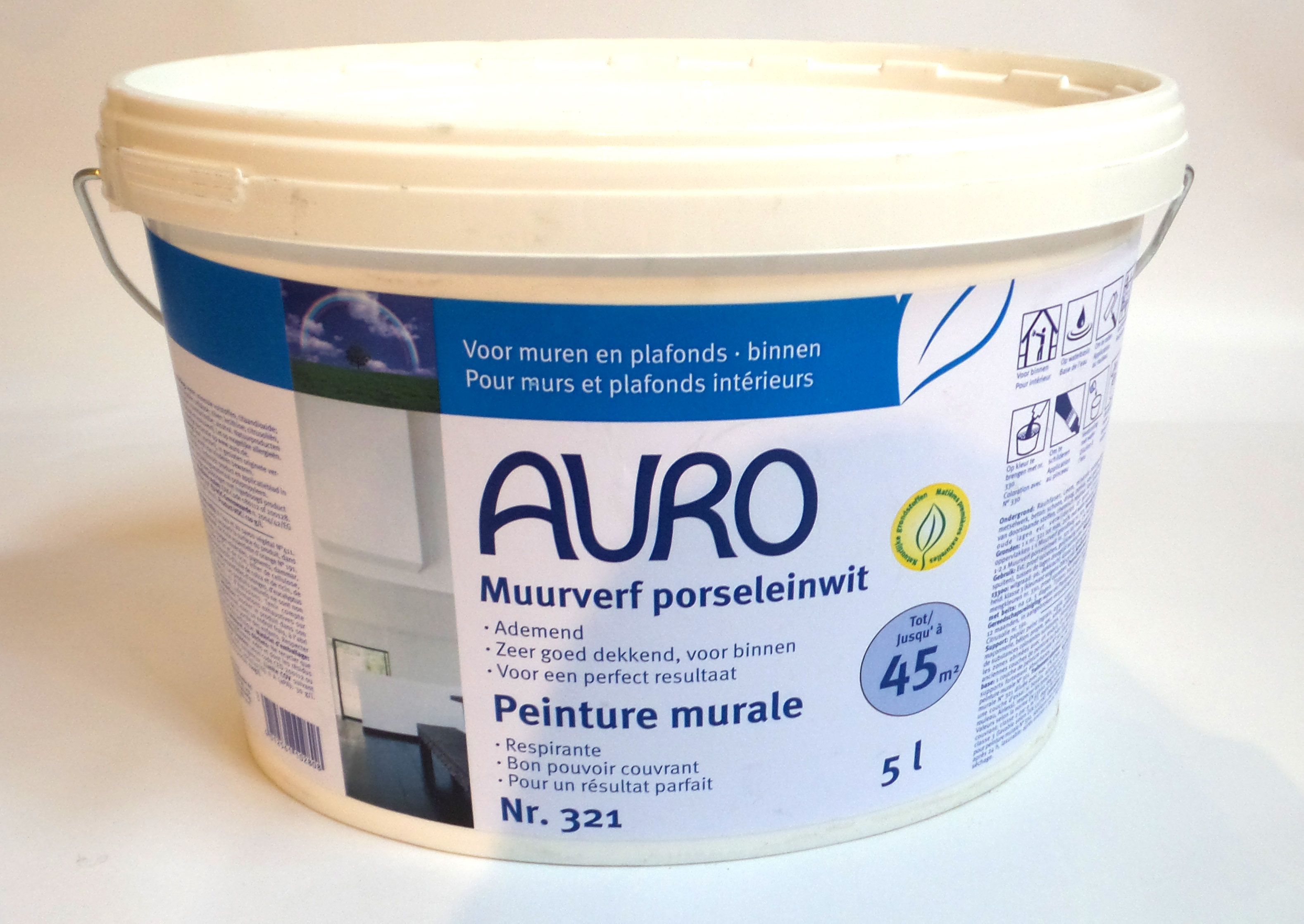 321 AURO Muurverf Porseleinwit 