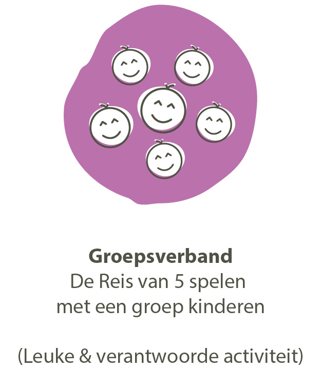 Groepsverband - in groep spelen met kinderen