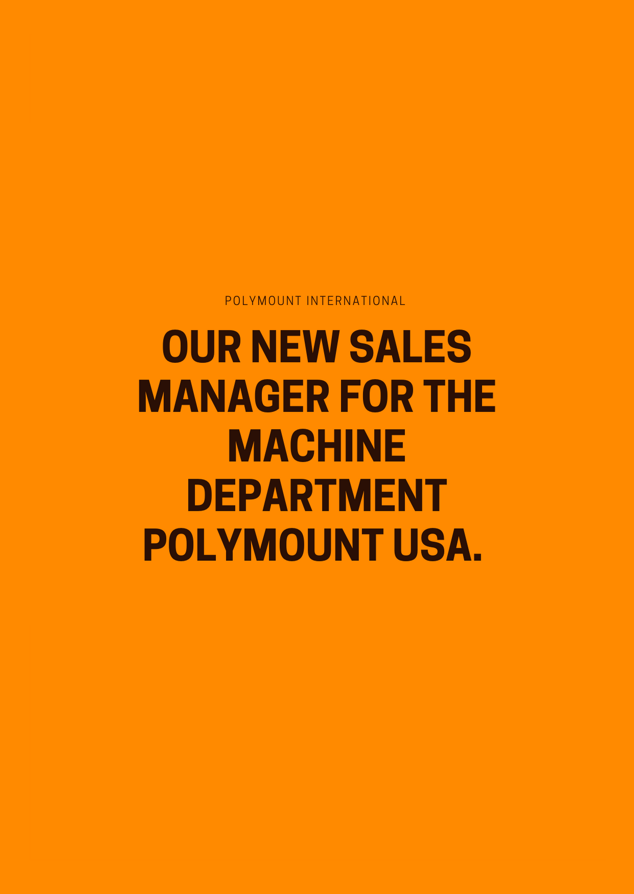 David Zeh to manage Plate Cleaning and Film Cleaning machinery