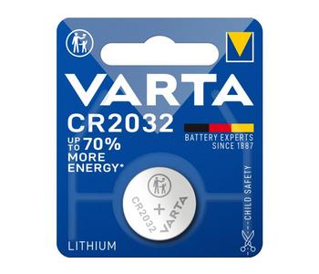 Varta batterij cr2032 lithium knoopcel blister (1)