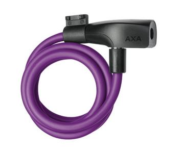 Axa resolute kabelslot 120/8 royal purple