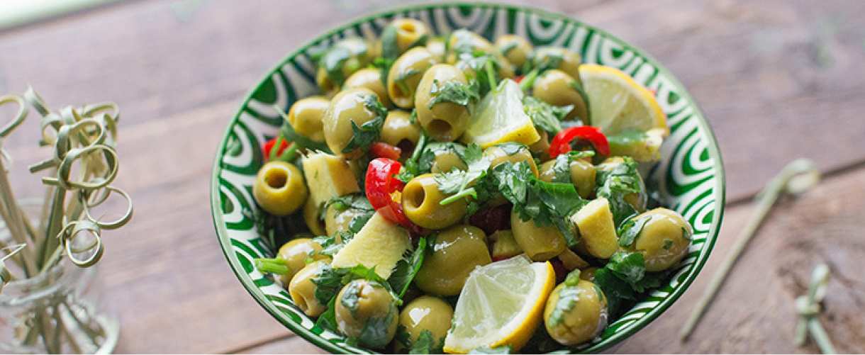 Recept: marinated olives