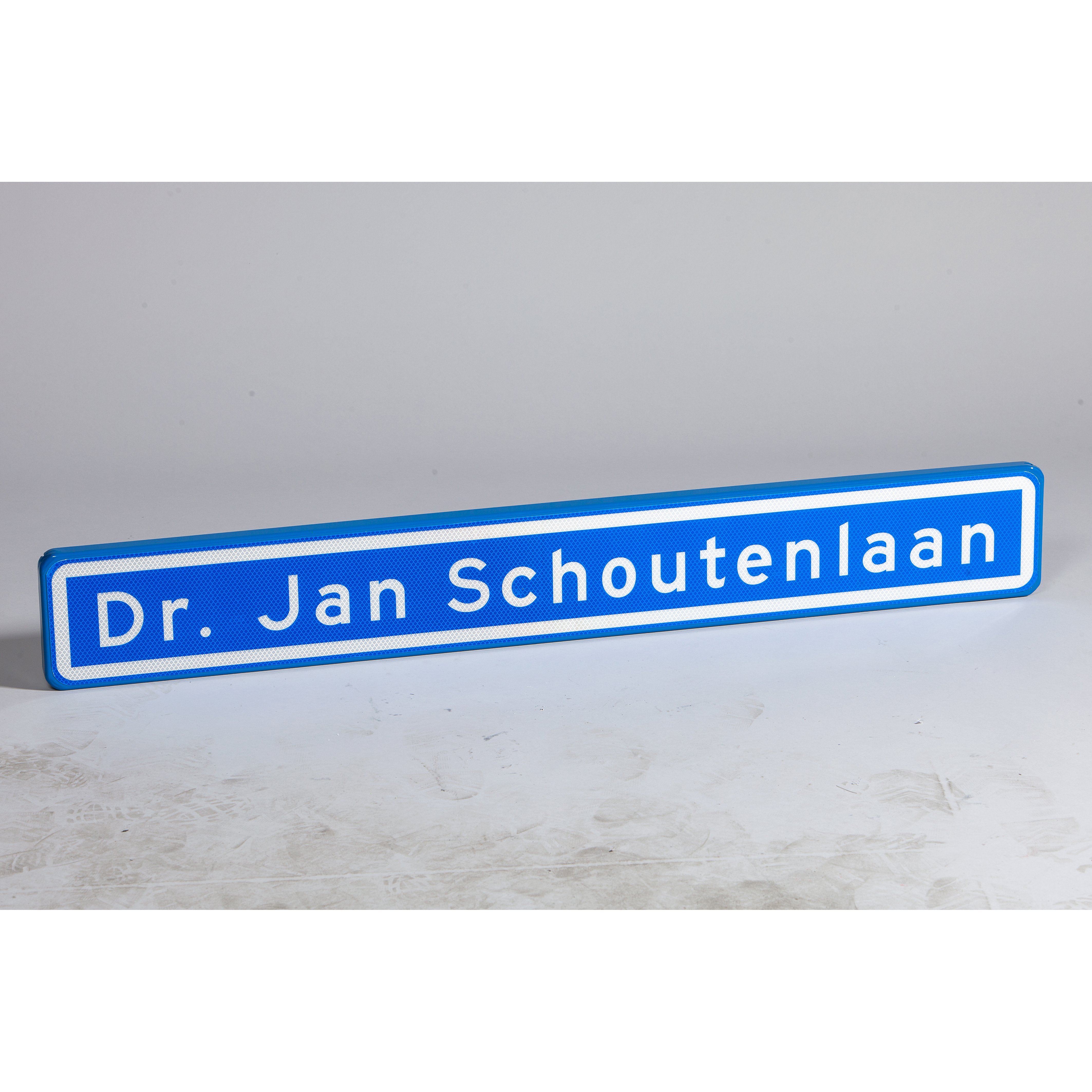Straatnaamborden straatborden blauw