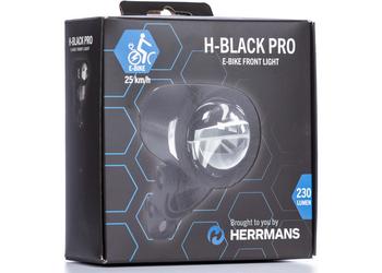 Herrmans koplamp H-Black Pro 6-12v E-bike
