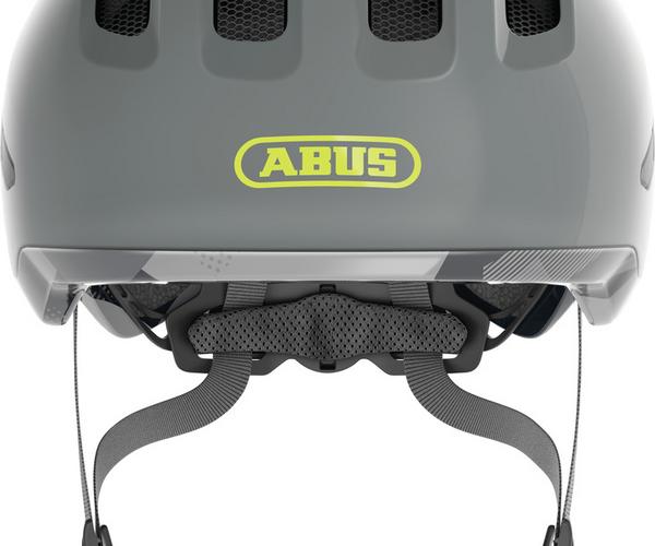 Abus Smiley 3.0 ACE LED S shiny grey kinder helm 2