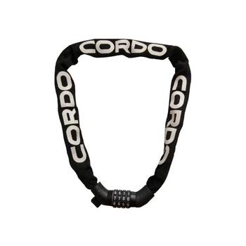 Cordo calciet kettingslot 95/5,5 zwart code incl.