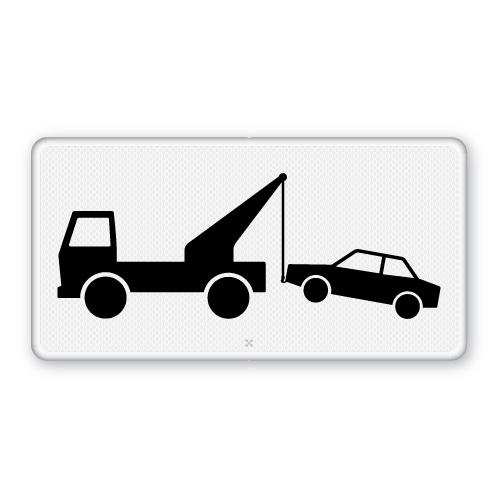 Verkeersbord RVV - OB303 Wegsleepregeling pictogram