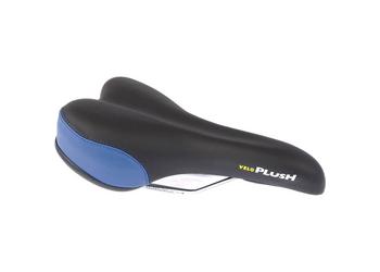 Velo zadel Plush Sport VL-3011 blauw/zwart