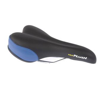 Velo zadel Plush Sport VL-3011 uni blauw/zwart