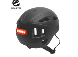 Urban NTA 8776 mat black S e-bike helm achterkant