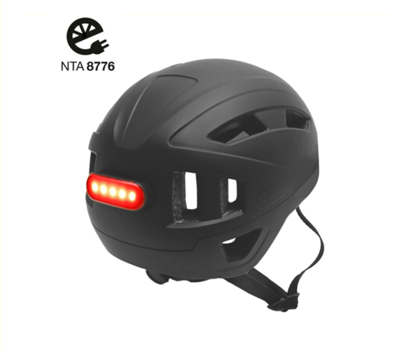 Urban NTA 8776 mat black M e-bike helm achterkant
