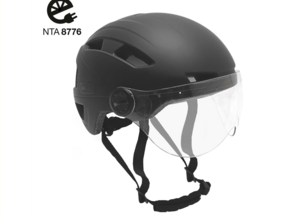 Urban NTA 8776 vizier mat black S e-bike helm
