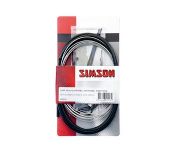 Simson kabel versteller nexus rvs 4/7/8sp zwart