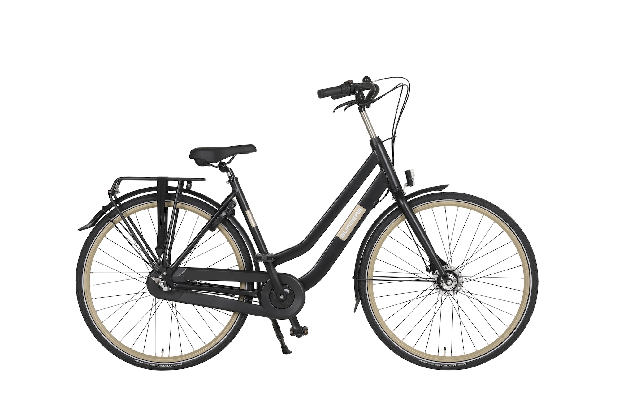 Burgers Breeze CB 50cm mat-zwart Damesfiets