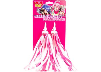 Pexkids streamers roze-witte franje