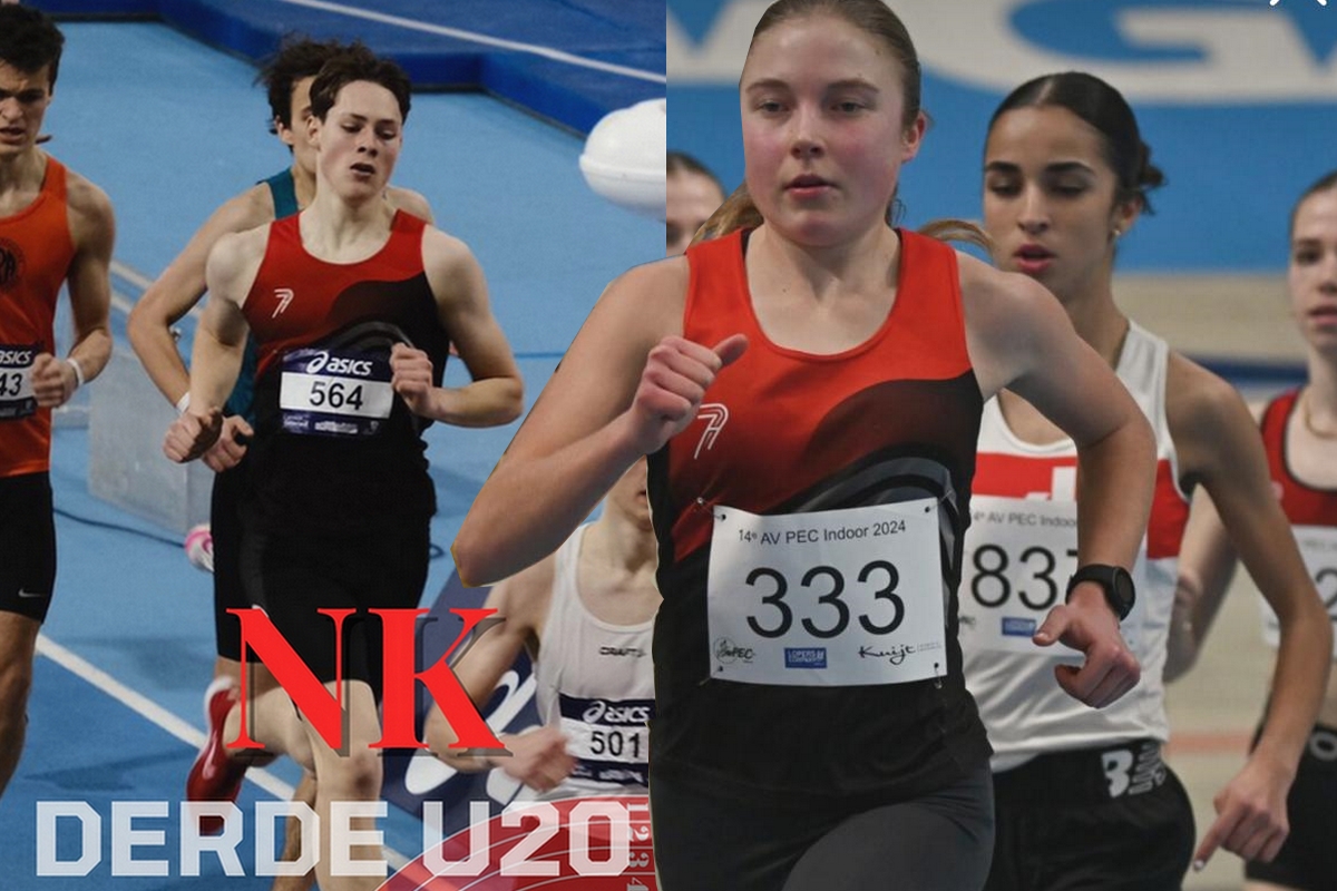 Brons voor Anna Janssen en Ilja Toonen op het NK Junioren in Apeldoornw item