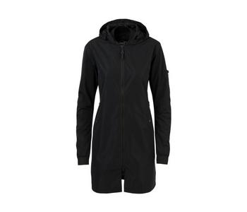 Agu urban outdoor long bomber jacket women black l