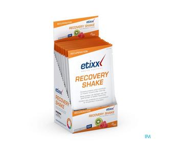 Etixx recovery shake raspberry/kiwi 12x50g