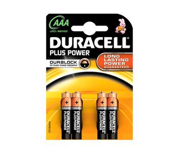 Duracell batterij plus power lr03 aaa (4)