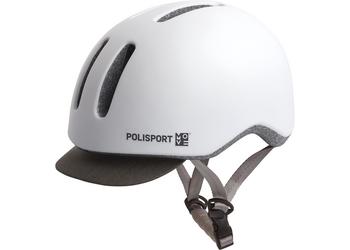 Polisport helm Commuter L 58-61 cm white matte