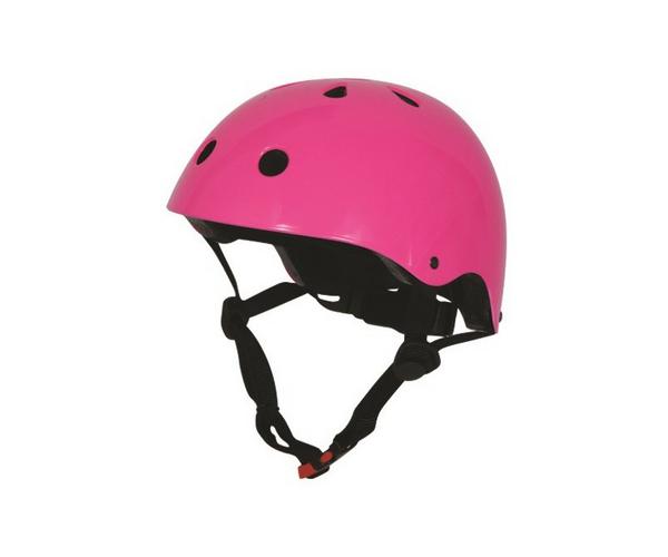 Kiddimoto neon roze Medium helm