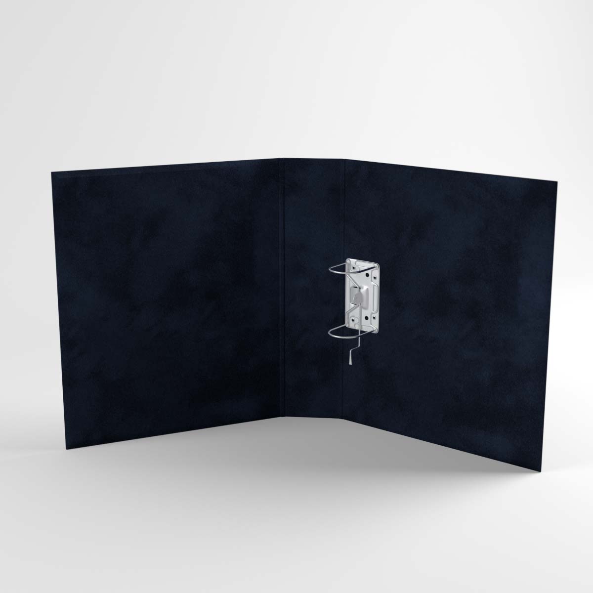 Ordner Donker Blauw Suede